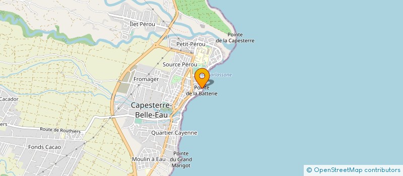 localisation de l'entreprise MONSIEUR CLOTAIRE ZAMOUR à CAPESTERRE-BELLE-EAU