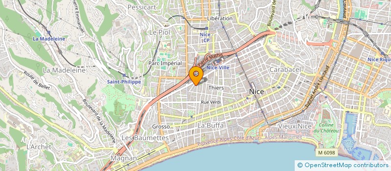 localisation de l'entreprise MONSIEUR CLOTILDE BARLET à NICE