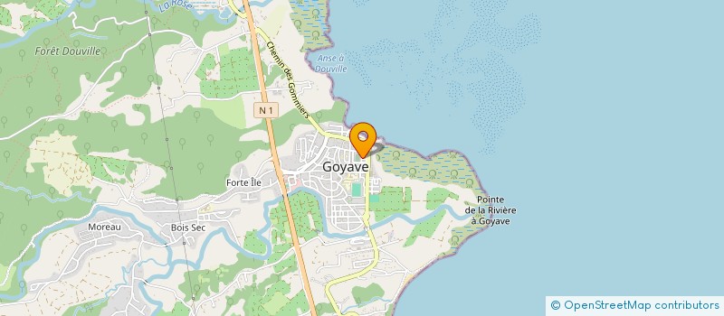 localisation de l'entreprise MONSIEUR CLOTILDE FIRPION  GOYAVE