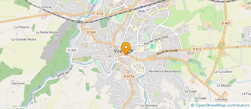 localisation de l'entreprise MONSIEUR CLOVIS ALEXANDRE à VIRE-NORMANDIE