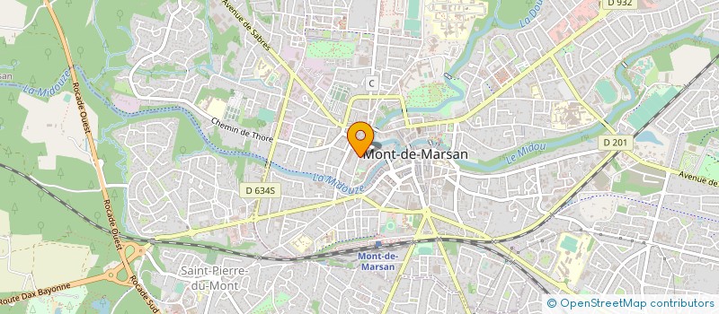 localisation de l'entreprise MONSIEUR CLOVIS BATS à MONT-DE-MARSAN