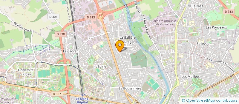 localisation de l'entreprise MONSIEUR CLOVIS BAZANTAY  LE MANS