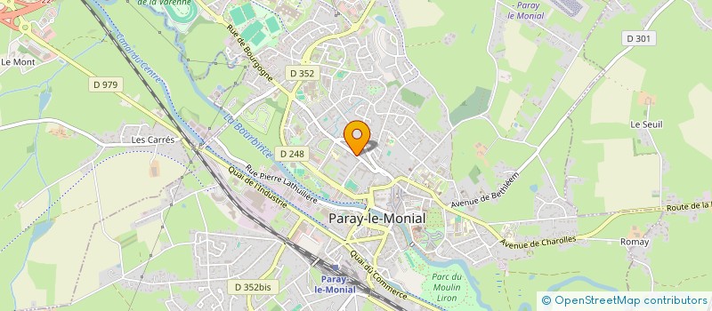 localisation de l'entreprise MONSIEUR CLOVIS BERNIS à PARAY-LE-MONIAL