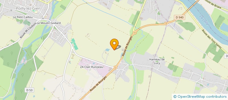 localisation de l'entreprise MONSIEUR CLOVIS BONNARD  POILLY-LEZ-GIEN