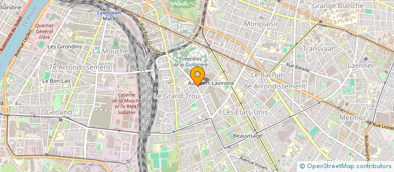 localisation de l'entreprise MONSIEUR CLOVIS BOUTEAUD  LYON