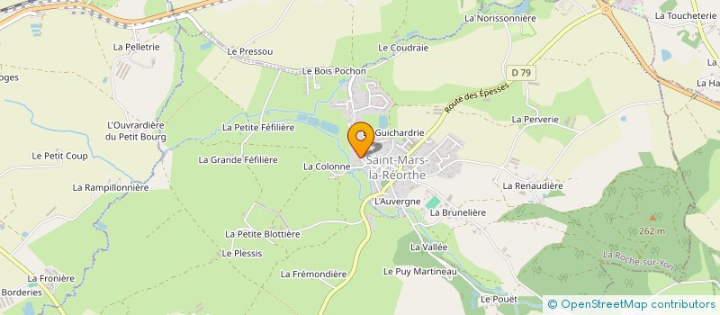 localisation de l'entreprise MONSIEUR CLOVIS BROSSET à SAINT-MARS-LA-REORTHE