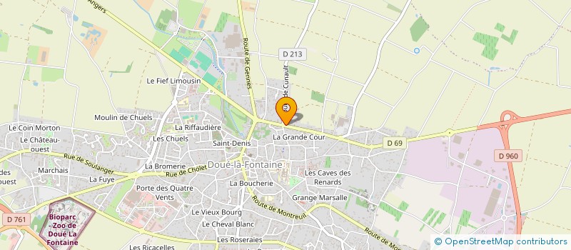 localisation de l'entreprise MONSIEUR CLOVIS CHAUVE  DOUE-EN-ANJOU