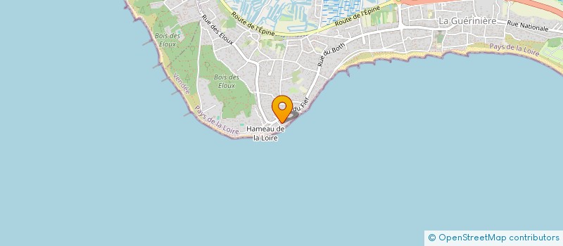 localisation de l'entreprise MONSIEUR CLOVIS CORBREJAUD  LA GUERINIERE