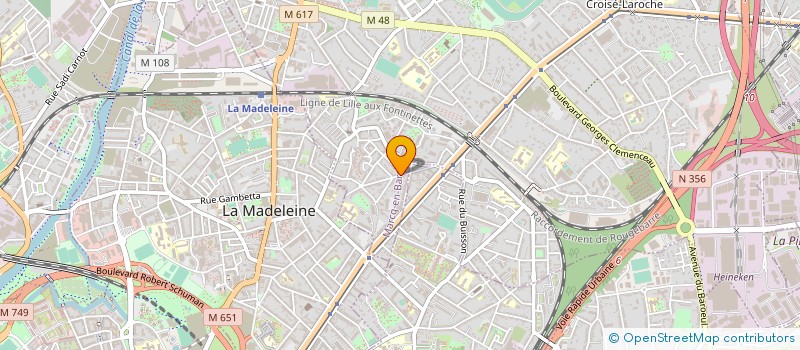 localisation de l'entreprise MONSIEUR CLOVIS DECOTTIGNIES  MARCQ-EN-BARUL