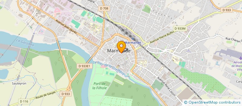 localisation de l'entreprise MONSIEUR CLOVIS DELAME  MARMANDE