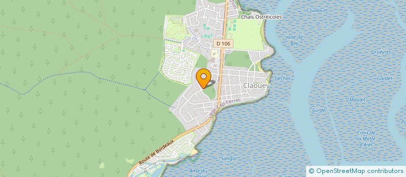 localisation de l'entreprise MONSIEUR CLOVIS DESSOLAS  LEGE-CAP-FERRET