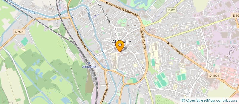 localisation de l'entreprise MONSIEUR CLOVIS DURAND à ABBEVILLE
