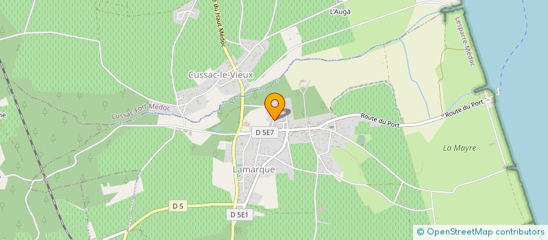 localisation de l'entreprise MONSIEUR CLOVIS DURMANN  LAMARQUE