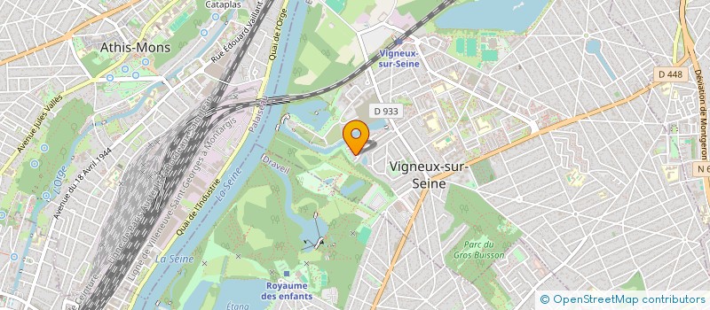 localisation de l'entreprise MONSIEUR CLOVIS GBEGNON  VIGNEUX-SUR-SEINE