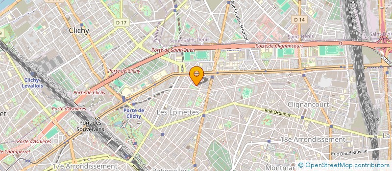 localisation de l'entreprise MONSIEUR CLOVIS GUNUBU  PARIS