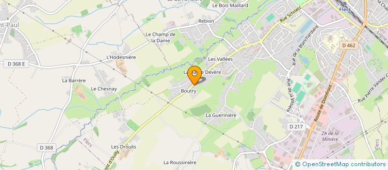 localisation de l'entreprise MONSIEUR CLOVIS HEBERT à FLERS