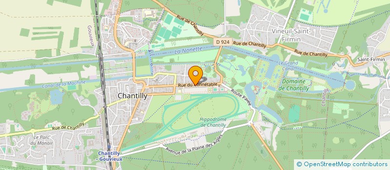 localisation de l'entreprise MONSIEUR CLOVIS HILMARCHER  CHANTILLY