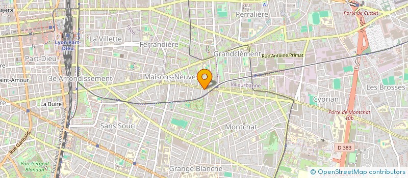 localisation de l'entreprise MONSIEUR CLOVIS JAROUSSE  LYON