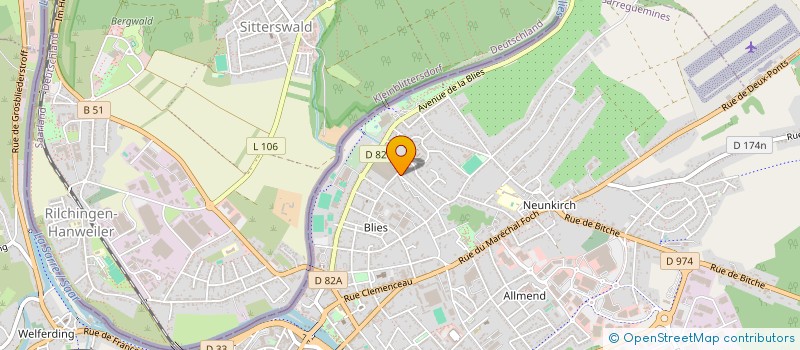 localisation de l'entreprise MONSIEUR CLOVIS LEICHTNAM  SARREGUEMINES