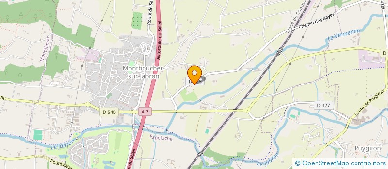 localisation de l'entreprise MONSIEUR CLOVIS LION  MONTBOUCHER-SUR-JABRON