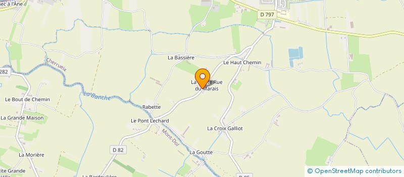 localisation de l'entreprise MONSIEUR CLOVIS MAHEU à CHERRUEIX