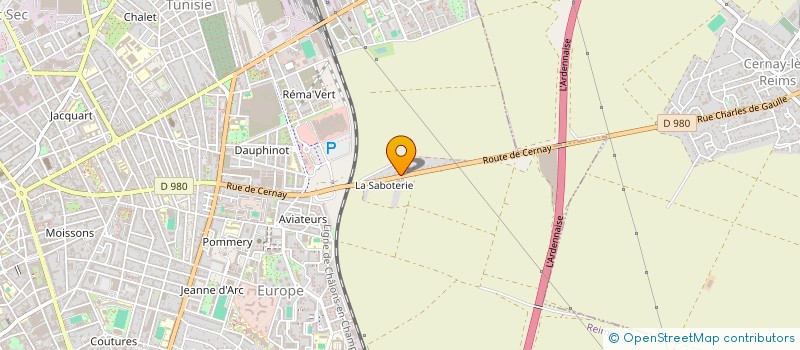 localisation de l'entreprise MONSIEUR CLOVIS MEVIZOU  REIMS