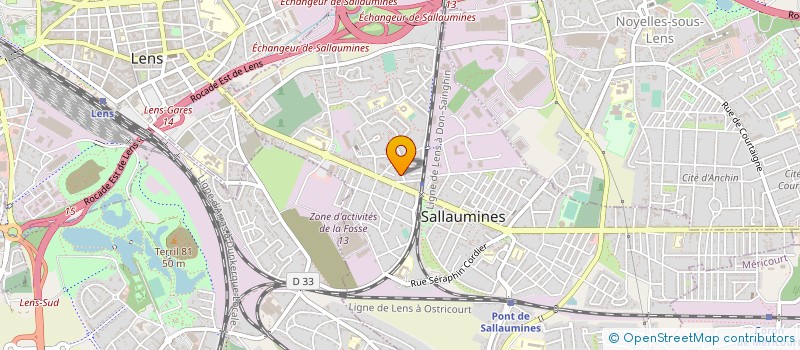 localisation de l'entreprise MONSIEUR CLOVIS PENA à SALLAUMINES
