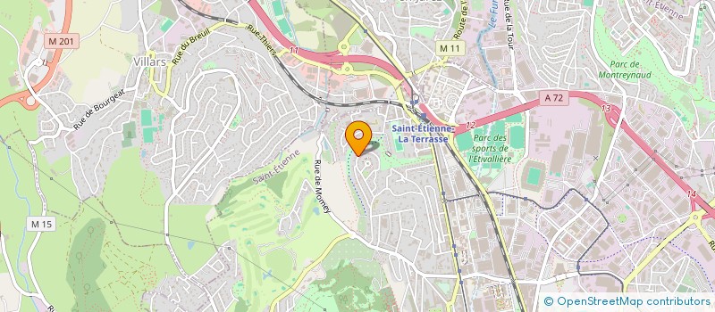 localisation de l'entreprise MONSIEUR CLOVIS PERRET  SAINT-ETIENNE