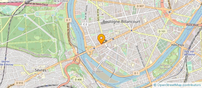 localisation de l'entreprise MONSIEUR CLOVIS RAMBAULT DE BARALLON à BOULOGNE-BILLANCOURT
