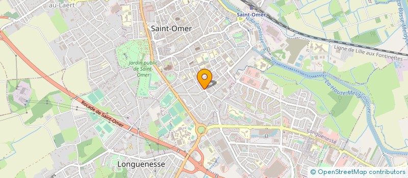 localisation de l'entreprise MONSIEUR CLOVIS ROUSSEL  SAINT-OMER