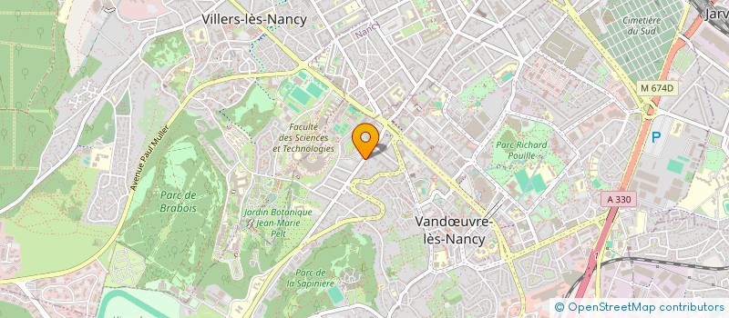 localisation de l'entreprise MONSIEUR CLOVIS SYLVAIN  VANDUVRE-LES-NANCY