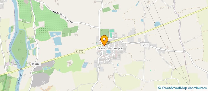 localisation de l'entreprise MONSIEUR CLOVIS TERLAIN  THORIGNE-D'ANJOU