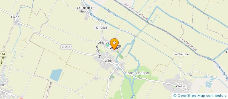 localisation de l'entreprise MONSIEUR CLOVIS TOULLET  CRAM-CHABAN