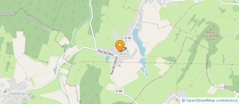 localisation de l'entreprise MONSIEUR CLOVIS WEBER  AILLEVANS