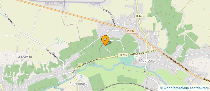 localisation de l'entreprise MONSIEUR CLYDE COCHOT  MOUROUX