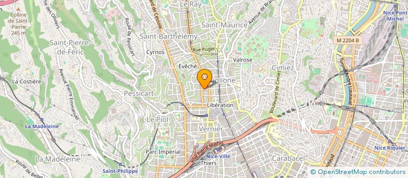 localisation de l'entreprise MONSIEUR CLYDE MENTA à NICE