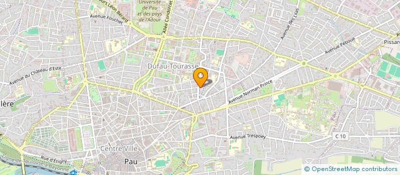 localisation de l'entreprise MONSIEUR COADOU MARAK à PAU