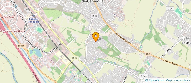 localisation de l'entreprise MONSIEUR COATANTIEC BAPTISTE  LABEGE