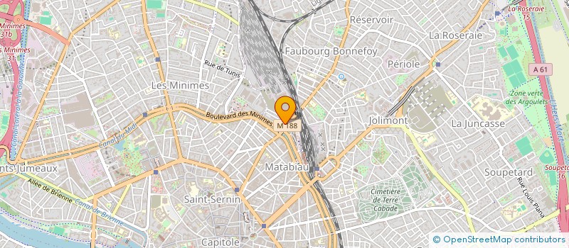 localisation de l'entreprise MONSIEUR COCHISE ORY  TOULOUSE