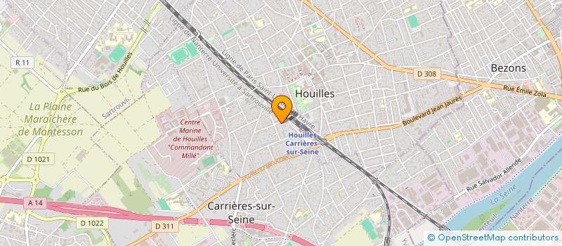 localisation de l'entreprise MONSIEUR COCITO IND  HOUILLES