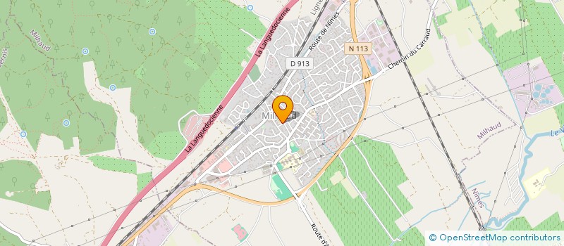 localisation de l'entreprise MONSIEUR COCOU AZIAGNON  MILHAUD