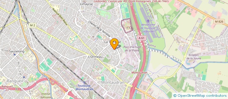 localisation de l'entreprise MONSIEUR COCOUVI NOUDEGBE  TOULOUSE