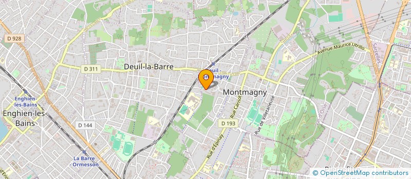 localisation de l'entreprise MONSIEUR CODRICE MOUKOKO BAKALA  MONTMAGNY