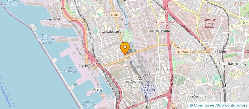 localisation de l'entreprise MONSIEUR CODRIN BITOLEANU-MANDA à MARSEILLE