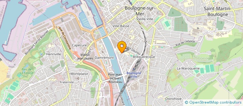 localisation de l'entreprise MONSIEUR CODRIN-COSMIN GRUIA  BOULOGNE-SUR-MER