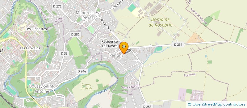 localisation de l'entreprise MONSIEUR CODRUT GEORGE  PERIGNY