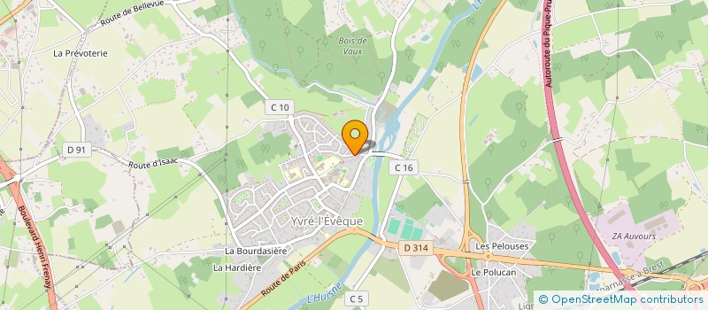 localisation de l'entreprise MONSIEUR CODY BOUGARD à YVRE-L'EVEQUE