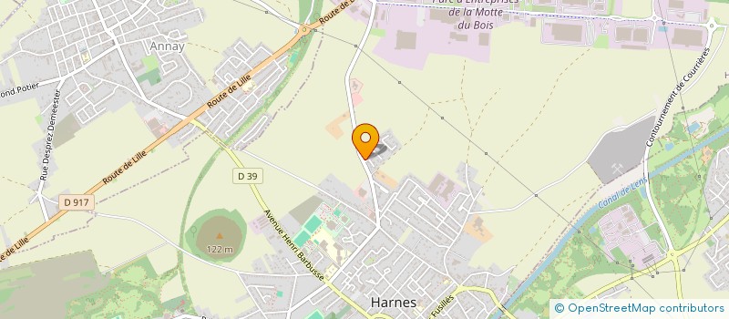 localisation de l'entreprise MONSIEUR CODY DIERCKENS  HARNES