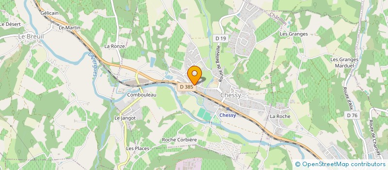 localisation de l'entreprise MONSIEUR CODY LAFLEUR  CHESSY