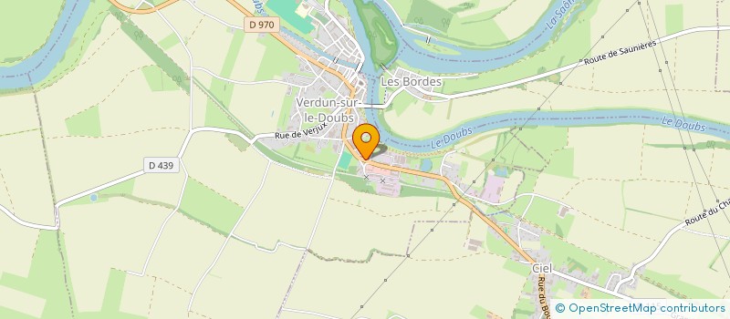 localisation de l'entreprise MONSIEUR COENRAAAD VON HUBEN à VERDUN-SUR-LE-DOUBS
